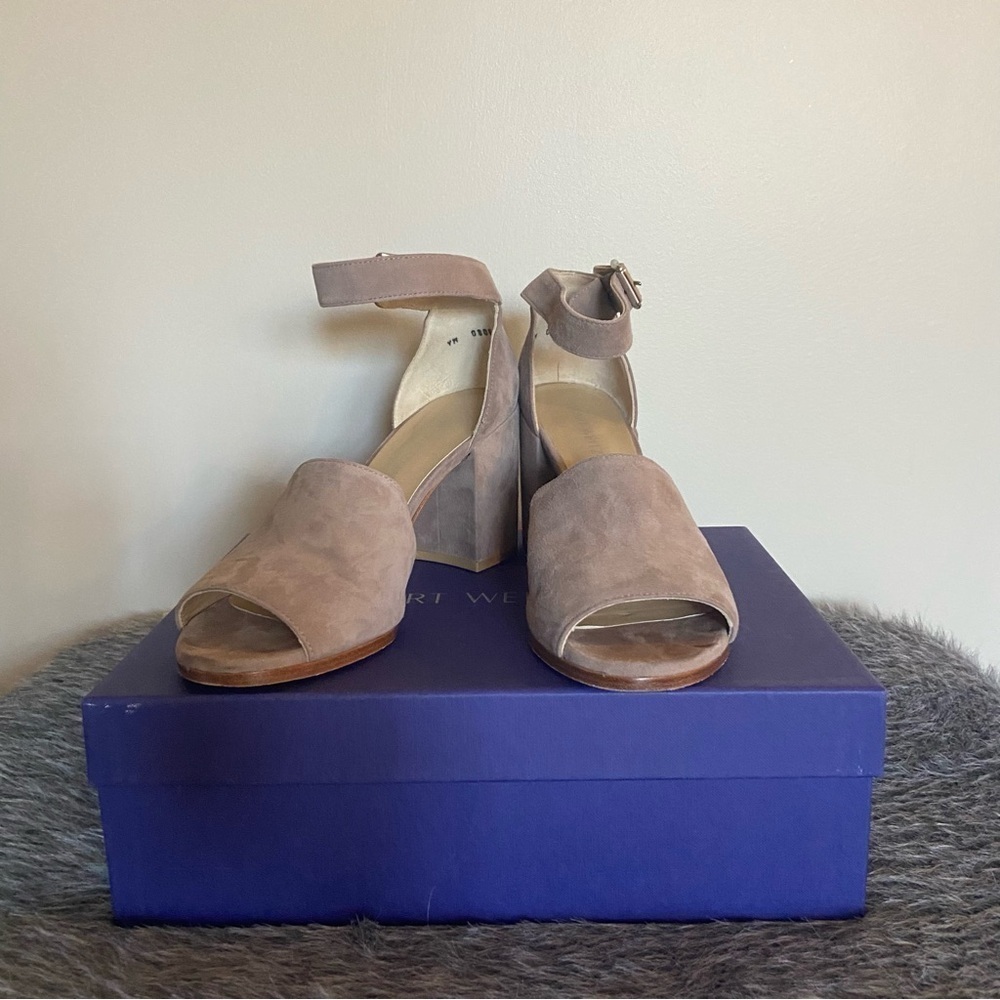 Stuart Weitzman Haze Suede Sohogal Heel